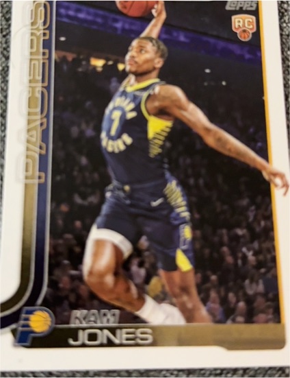 2025-26 Topps #239 Kam Jones — front