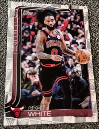 2025-26 Topps #34 Coby White — front
