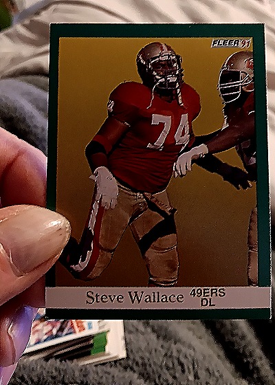 1991 Fleer #366 Steve Wallace — front