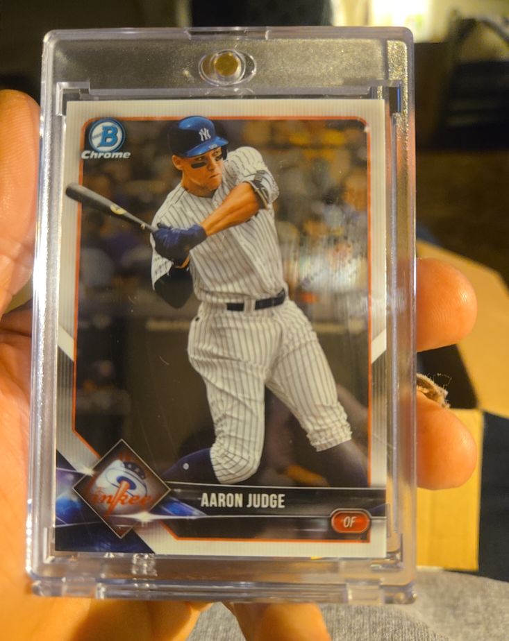 2018 Bowman Chrome #100 Aaron Judge — front