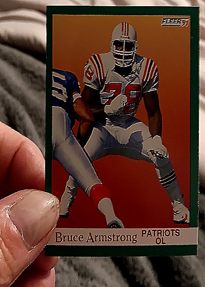 1991 Fleer #401 Bruce Armstrong — front