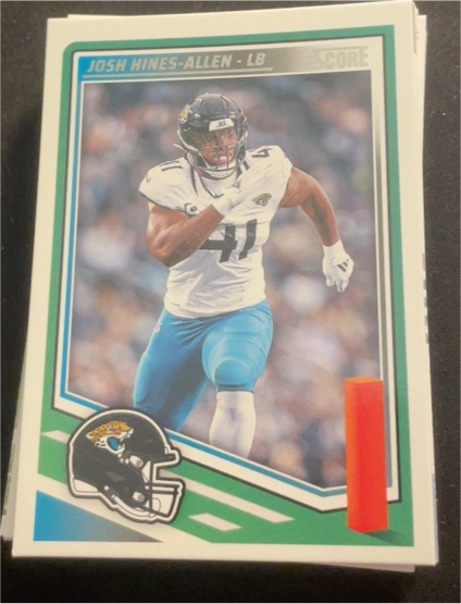 2025 Panini Score #181 Josh Hines-Allen — front