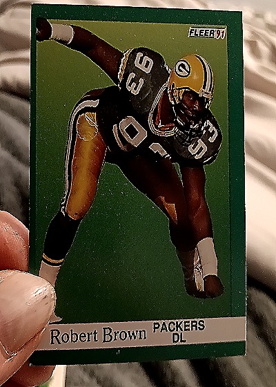 1991 Fleer #250 Robert Brown — front