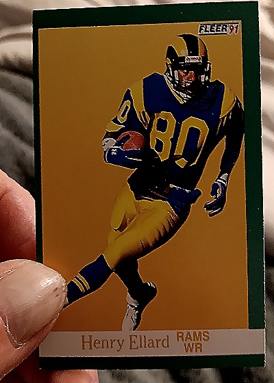 1991 Fleer #266 Henry Ellard — front