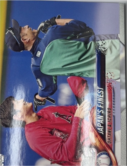2018 Topps Update #US153 Shohei Ohtani & Ichiro Japan's Finest Rookie Card — front