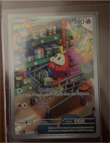 2023 Pokémon Paldea Evolved #201 Fuecoco Illustration Rare — front