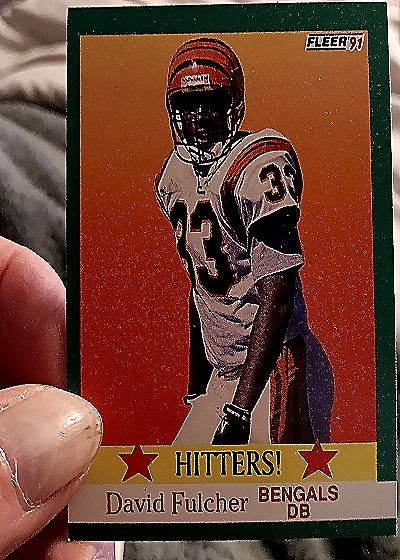 1991 Fleer #399 David Fulcher — front