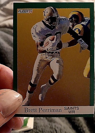 1991 Fleer #302 Brett Perriman — front