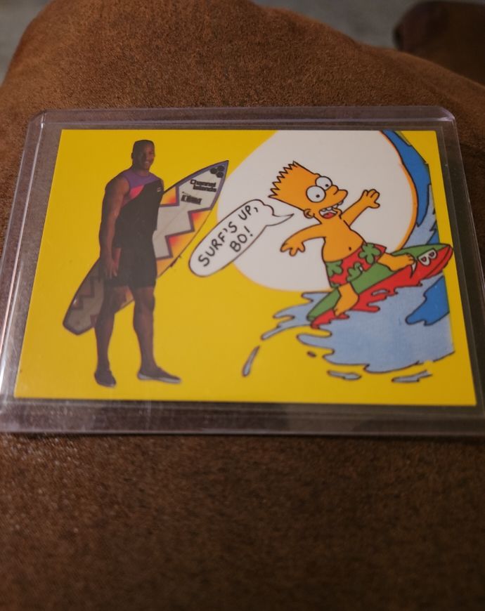 1990 Oddball Promo #NNO Bo Jackson Surf’s Up, Bo! — front