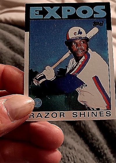 1986 Topps #132 Razor Shines — front