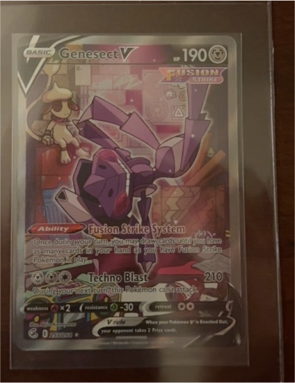 2021 Pokémon SWSH08: Fusion Strike #255 Genesect V — front