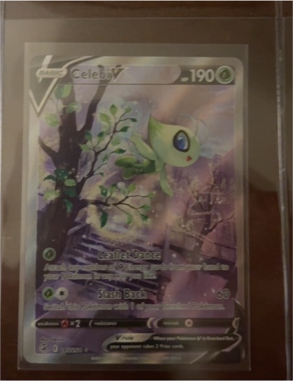 2021 Pokémon TCG Fusion Strike #245 Celebi V — front