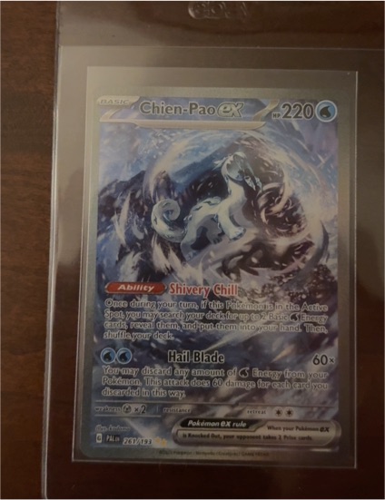 2023 Pokémon Paldea Evolved #261/193 Chien-Pao ex — front
