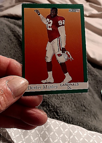 1991 Fleer #343 Dexter Manley — front