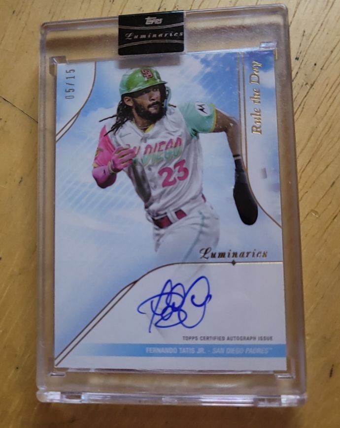 2024 Topps Luminaries Rule the Day #Fernando Tatís Jr. — front