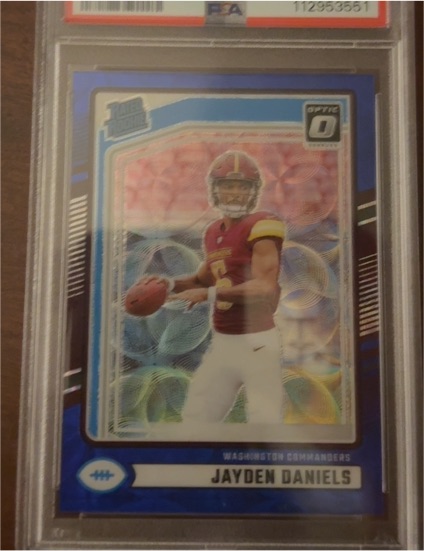 2024 Panini Donruss Optic Preview #389 Jayden Daniels — front