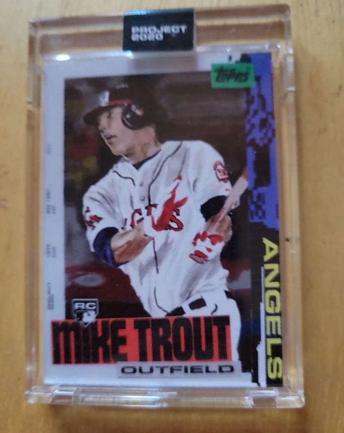 2020 Topps Project 2020 #85 Mike Trout — front
