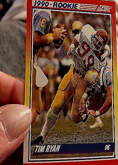 1990 Score #652 Tim Ryan — front