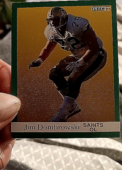 1991 Fleer #292 Jim Dombrowski — front