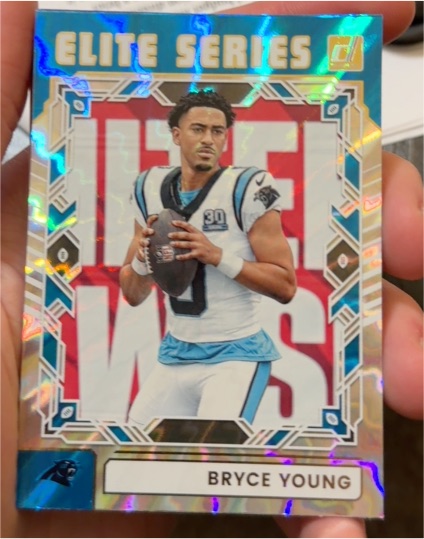 2025 Donruss #TES-BYO Bryce Young The Elite Series Carolina Panthers — front
