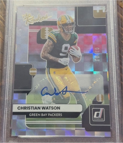 2022 Donruss The Rookies #TR-19 Christian Watson — front