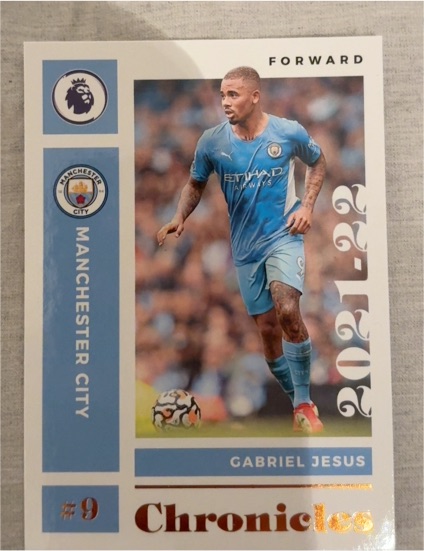 2021-22 Panini Chronicles #16 Gabriel Jesus — front
