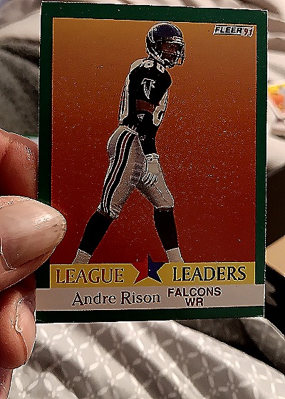 1991 Fleer #412 Andre Rison — front