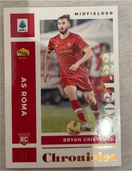 2021-22 Panini Chronicles #3 Bryan Cristante — front