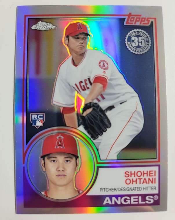2018 Topps Chrome 1983 Throwback Refractor #83T-6 Shohei Ohtani — front