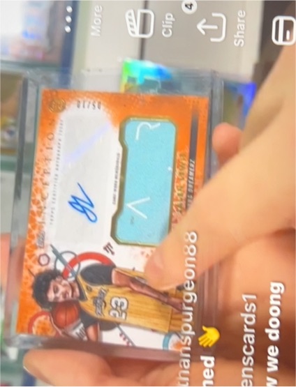 2023 Panini Prizm Anthony Edwards #33 — front