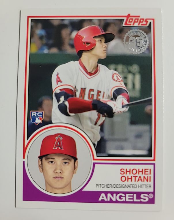 2018 Topps #83-1 Shohei Ohtani Rookie (35 Year Ann) Angels — front