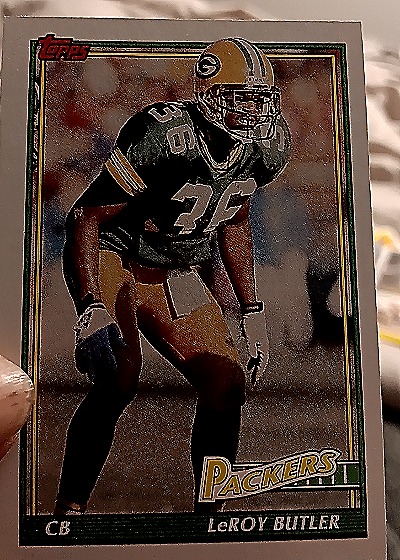 1991 Topps #450 LeRoy Butler — front