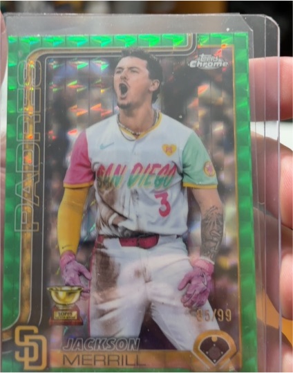 2025 Topps Chrome #61 Jackson Merrill — front