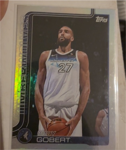 2025-26 Topps #111 Rudy Gobert — front