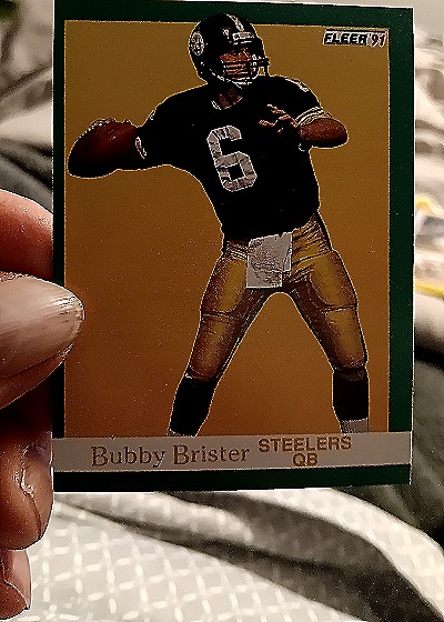 1991 Fleer #156 Bubby Brister — front