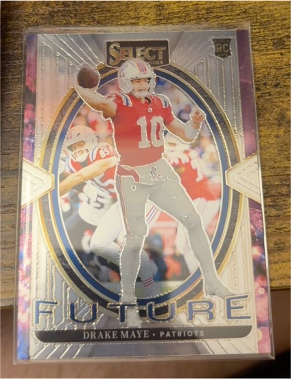 2024 Panini Select #5 Drake Maye Select Future — front