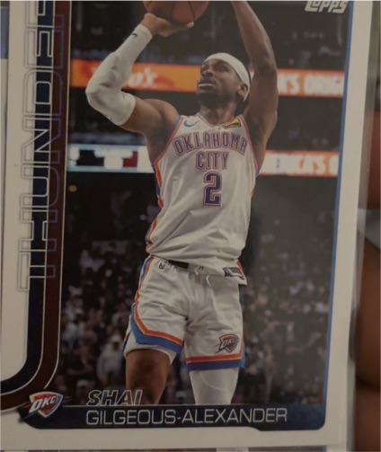 2025-26 Topps #115 Shai Gilgeous-Alexander — front