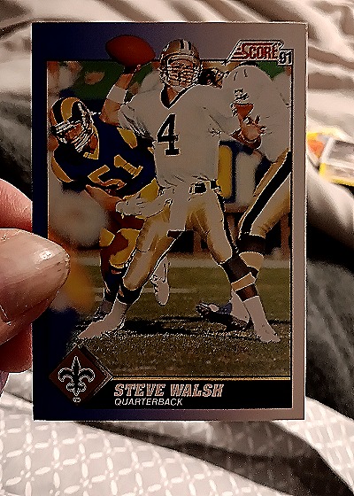 1991 Score #60 Steve Walsh — front