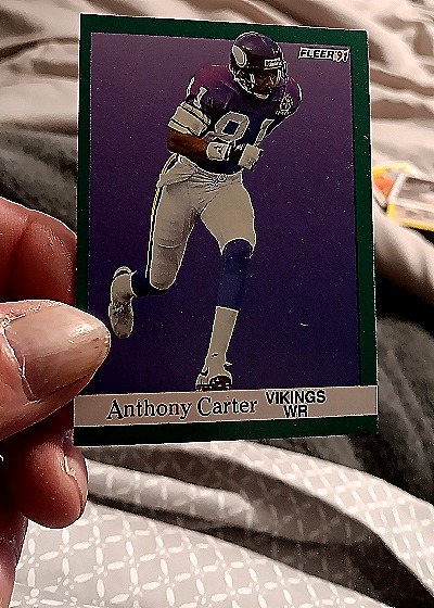 1991 Fleer #279 Anthony Carter — front