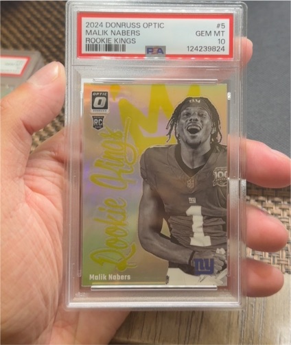 2024 Donruss Optic #5 Malik Nabers Rookie Kings — front