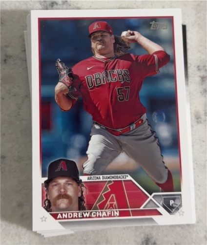 2023 Topps Update #US62 Andrew Chafin — front