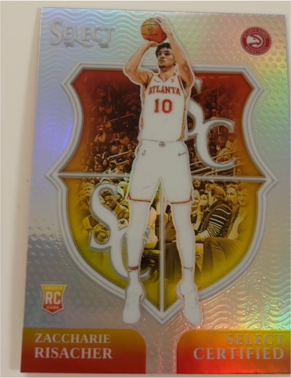 2024-25 Panini Select #18 Zaccharie Risacher Select Certified Rookie — front