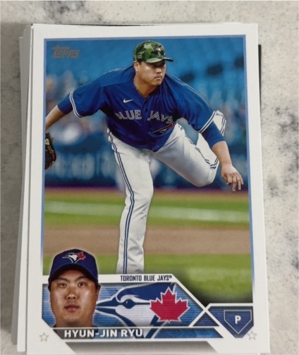 2023 Topps Update #US128 Hyun-Jin Ryu — front