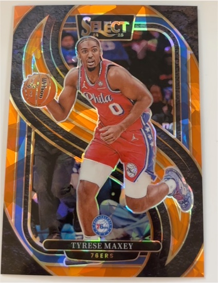 2024-25 Panini Select #156 Tyrese Maxey — front