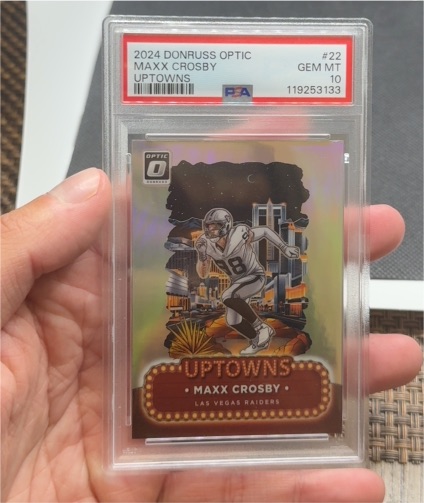 2024 Donruss Optic #22 Maxx Crosby Uptowns — front