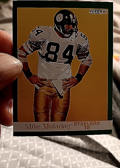 1991 Fleer #165 Mike Mularkey — front