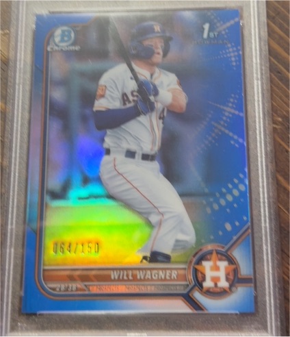 2022 Bowman Chrome Prospects #BCP-105 Will Wagner — front