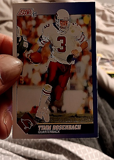 1991 Score #95 Timm Rosenbach — front