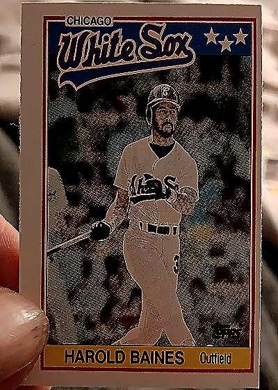 1988 Topps #1 Harold Baines — front