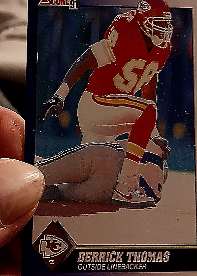 1991 Score #5 Derrick Thomas — front
